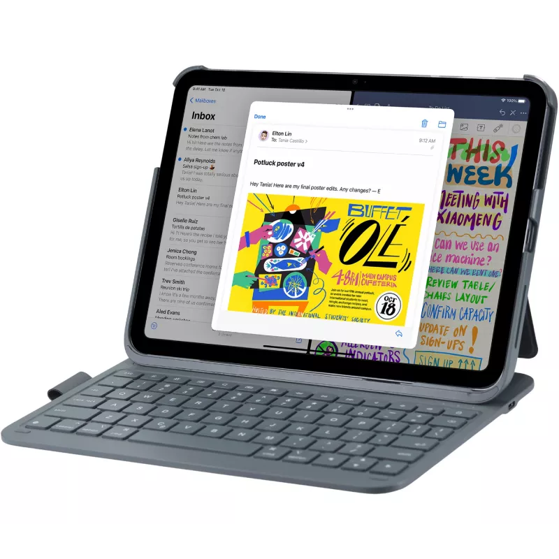 DEQSTER Slim PRO Keyboard 10.9 inch/11 inch QWERTZ German Mechanical Wireless