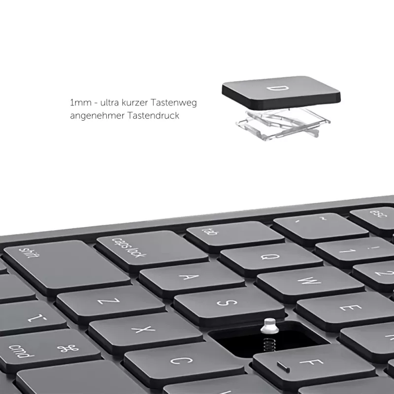 DEQSTER Slim PRO Keyboard 10.9 inch/11 inch QWERTZ German Mechanical Wireless