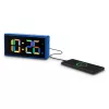 Digital alarm clock Hama Ibiza Blue LCD Battery USB 150x34x73mm