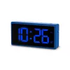 Digital alarm clock Hama Ibiza Blue LCD Battery USB 150x34x73mm