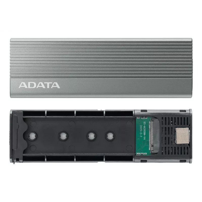 SSD enclosure ADATA EC680 Grey M.2 USB Type-C PCIe