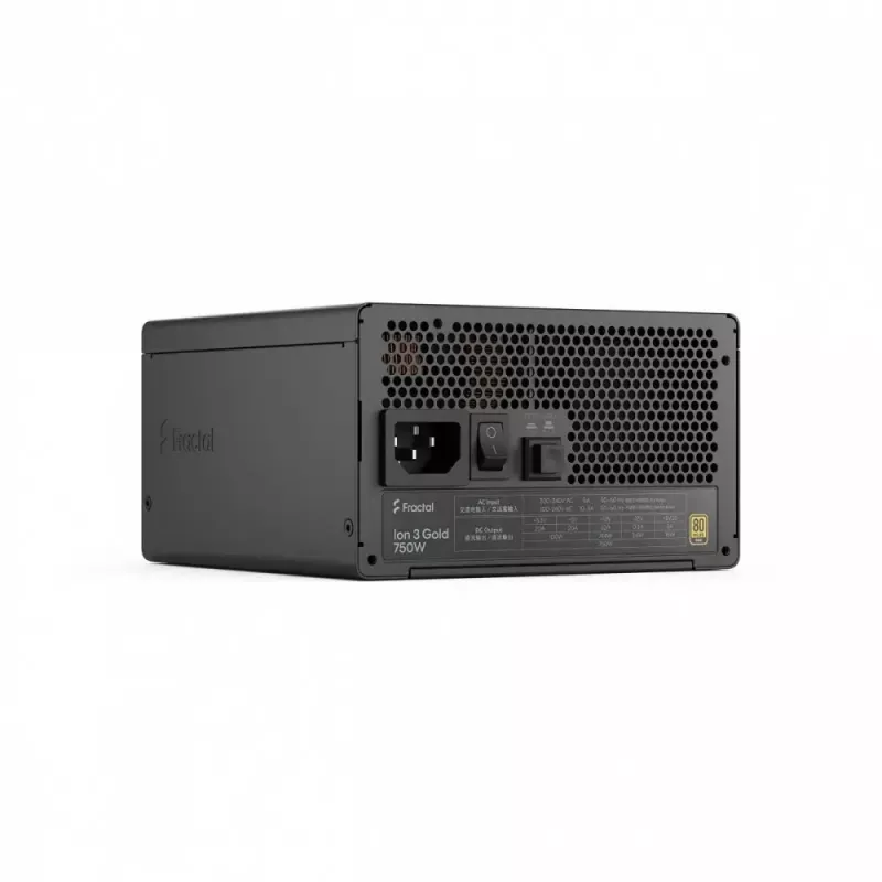 Power supply fractal design FDE Ion 3 GOLD 750W 80+ GOLD Black, modular ATX, 750W output