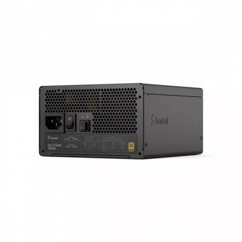 Power supply fractal design FDE Ion 3 GOLD 750W 80+ GOLD Black, modular ATX, 750W output