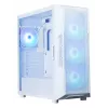 PC Case ZALMAN i3 NEO ARGB V2 WHITE Midi Tower, Tempered Glass, 3x120 mm Front Fans, Supports ATX/Mini-ITX