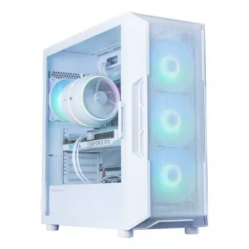 PC Case ZALMAN i3 NEO ARGB V2 WHITE Midi Tower, Tempered Glass, 3x120 mm Front Fans, Supports ATX/Mini-ITX
