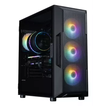 ZALMAN Mid Tower PC Case I3 NEO V2, black, 4x RGB fans, ATX/microATX support