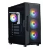 ZALMAN Mid Tower PC Case I3 NEO V2, black, 4x RGB fans, ATX/microATX support
