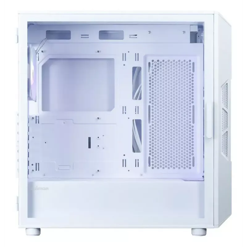 Computer case Zalman I3 NEO V2 WHITE Midi Tower, ATX/Mini-ITX, tempered glass, 3x120mm front fans, USB 3.2 Gen1