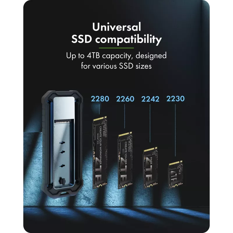 Accessory: icybox IB-1827MCP-C31 M.2 NVMe and SATA dual-bay adapter