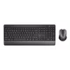 Trust Trezo keyboard Mouse included Universal RF Wireless QWERTY US English Black