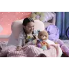 Plush interactive mascot Cobi Thready Bear — motion-activated toy with sound and sensors