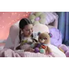 Plush interactive mascot Cobi Thready Bear — motion-activated toy with sound and sensors