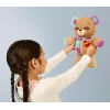 Plush interactive mascot Cobi Thready Bear — motion-activated toy with sound and sensors