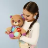 Plush interactive mascot Cobi Thready Bear — motion-activated toy with sound and sensors