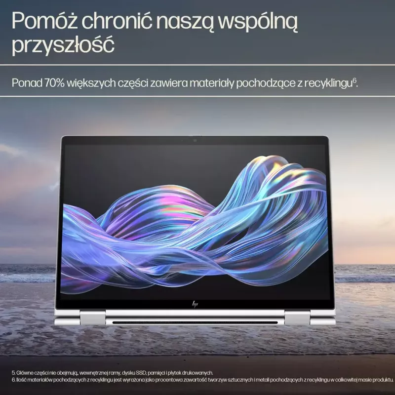 Hybrid 2-in-1 laptop HP EliteBook X Flip G1i 14 inch — Intel Core Ultra 5 8-core 4.5GHz, 512GB SSD, WUXGA touch IPS, Windows 11 Pro
