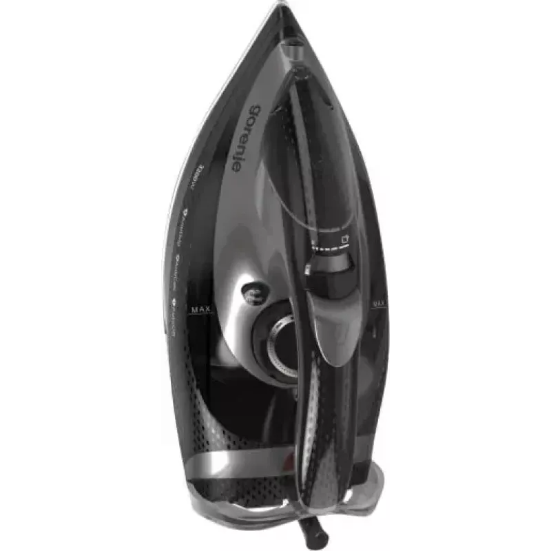 Steam iron Gorenje SIH3200BKS — 3200 W, ceramic soleplate, 0.42 L tank, 250 g/min steam boost, vertical steam
