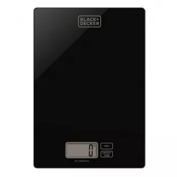 Electronic kitchen scale Black & Decker ES9900040B, tempered glass, 5 kg capacity, 1 g accuracy