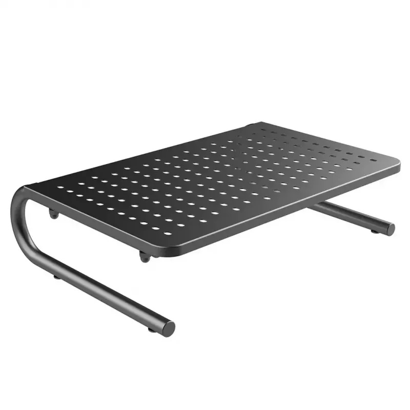 Laptop monitor stand MACLEAN MC-948 for 13–32 inch screens, adjustable height and angle, black, 370×235×100 mm, 20 kg capacity