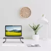 Laptop monitor stand MACLEAN MC-948 for 13–32 inch screens, adjustable height and angle, black, 370×235×100 mm, 20 kg capacity