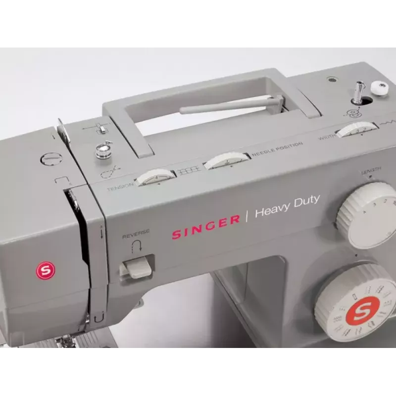 Automatic sewing machine SINGER Heavy Duty 4432 — 32 stitch patterns, 1100 RPM, 6 mm stitch width, free arm, 120 V