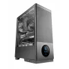 TACENS computer case 2SAGITTA20 Midi Tower, tempered glass, ATX/Micro-ITX/Mini-ITX, 1x3.5 inch + 2x2.5 inch, LED, fans included