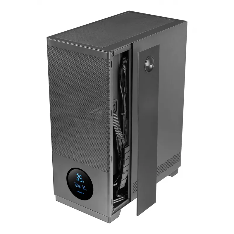 TACENS computer case 2SAGITTA20 Midi Tower, tempered glass, ATX/Micro-ITX/Mini-ITX, 1x3.5 inch + 2x2.5 inch, LED, fans included