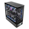 PC Case TACENS Mars Gaming MCLCDPRO Midi Tower — Black, IPS 7.2 inch Display, Bottom PSU, ATX/Micro‑ATX/Mini‑ITX support