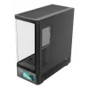 PC Case TACENS Mars Gaming MCLCDPRO Midi Tower — Black, IPS 7.2 inch Display, Bottom PSU, ATX/Micro‑ATX/Mini‑ITX support