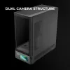 PC Case TACENS Mars Gaming MCLCDPRO Midi Tower — Black, IPS 7.2 inch Display, Bottom PSU, ATX/Micro‑ATX/Mini‑ITX support