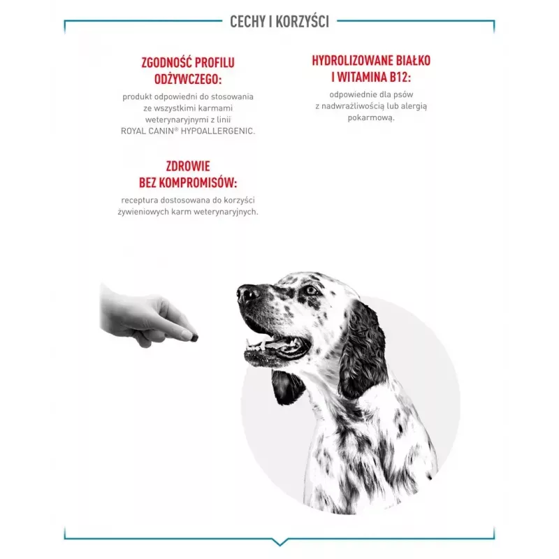 Hypoallergenic Dog Treats Royal Canin 230 g — Poultry Training Snacks, Gluten- and Sugar-Free, Adult Dogs
