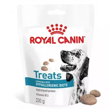Hypoallergenic Dog Treats Royal Canin 230 g — Poultry Training Snacks, Gluten- and Sugar-Free, Adult Dogs