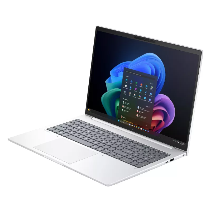HP EliteBook 8 G1i Next Gen AI Copilot+ PC Intel Core Ultra 5 228V Laptop 40.6 cm (16 inch) WUXGA 32 GB LPDDR5x-SDRAM Wi-Fi 7 (802.11be) Windows 11 Pro Silver