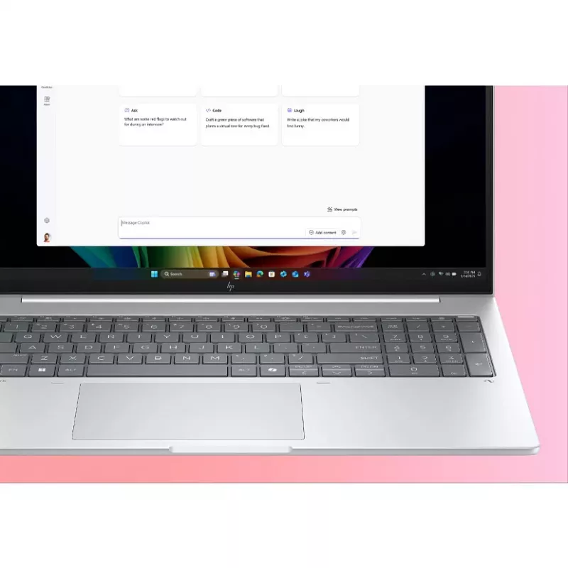 HP EliteBook 8 G1i Next Gen AI Copilot+ PC Intel Core Ultra 5 228V Laptop 40.6 cm (16 inch) WUXGA 32 GB LPDDR5x-SDRAM Wi-Fi 7 (802.11be) Windows 11 Pro Silver