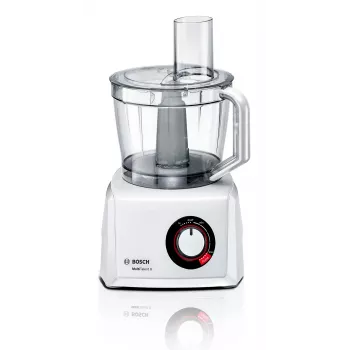 Food processor Bosch MC812W501 — 1000 W, 3.9 L bowl, white, stainless steel blades