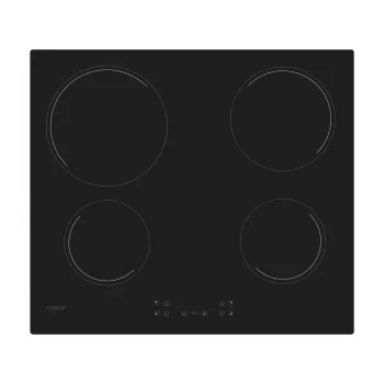 Built-in ceramic hob CANDY CH64CCB/4U2 — 4 zones, touch control, 59×52 cm, black