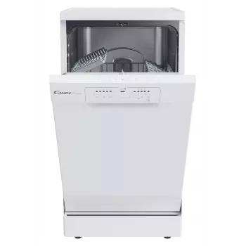 Freestanding slimline dishwasher CANDY Brava CDPH 2L1049W — 10 place settings, 45 cm, 49 dB, E class