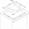 Candy CVW6BB hob Black Built-in 59.5 cm Gas 4 zone(s)