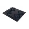 Candy CVW6BB hob Black Built-in 59.5 cm Gas 4 zone(s)
