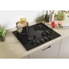 Candy CVW6BB hob Black Built-in 59.5 cm Gas 4 zone(s)