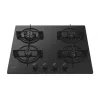 Candy CVW6BB hob Black Built-in 59.5 cm Gas 4 zone(s)