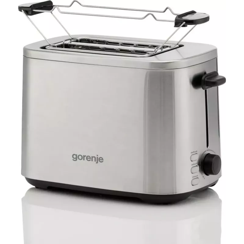 Toaster Gorenje T800DS — 2-slot stainless steel toaster, compact home model