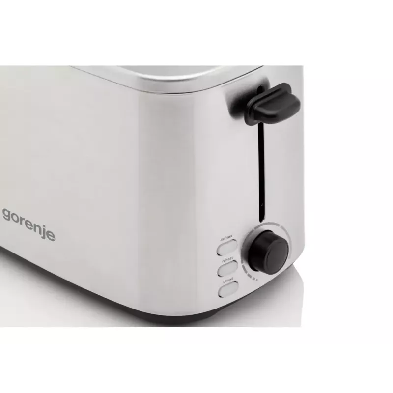 Toaster Gorenje T800DS — 2-slot stainless steel toaster, compact home model