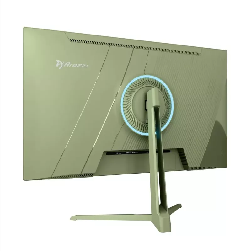 24 inch Arozzi Nova computer monitor — 23.8 inch (60.5 cm) Full HD 1920×1080 IPS LED, 1 ms, VESA, built-in speakers, green