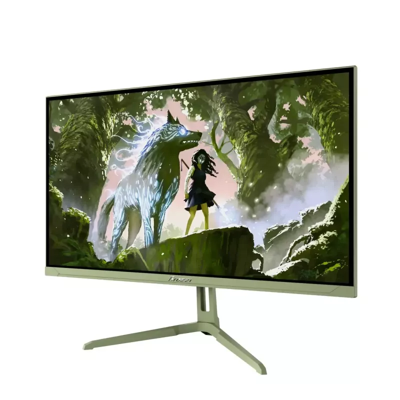 24 inch Arozzi Nova computer monitor — 23.8 inch (60.5 cm) Full HD 1920×1080 IPS LED, 1 ms, VESA, built-in speakers, green