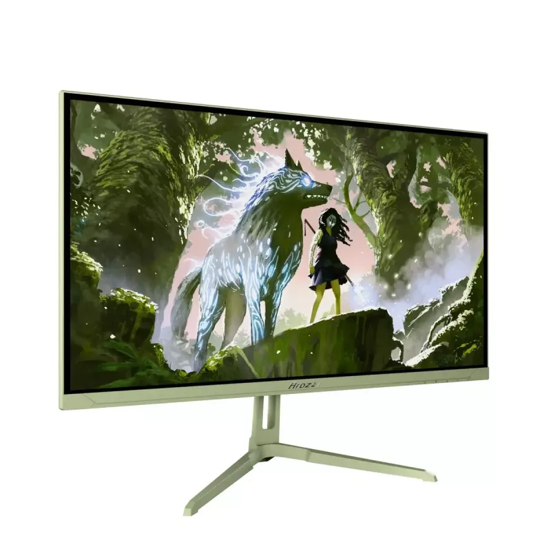 24 inch Arozzi Nova computer monitor — 23.8 inch (60.5 cm) Full HD 1920×1080 IPS LED, 1 ms, VESA, built-in speakers, green