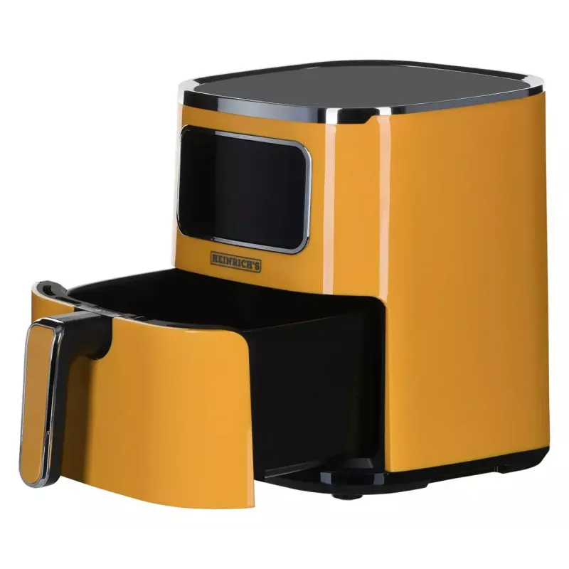 Hot air fryer HEINRICH'S HFR 8216, 5.0 l capacity, 1450 W, yellow