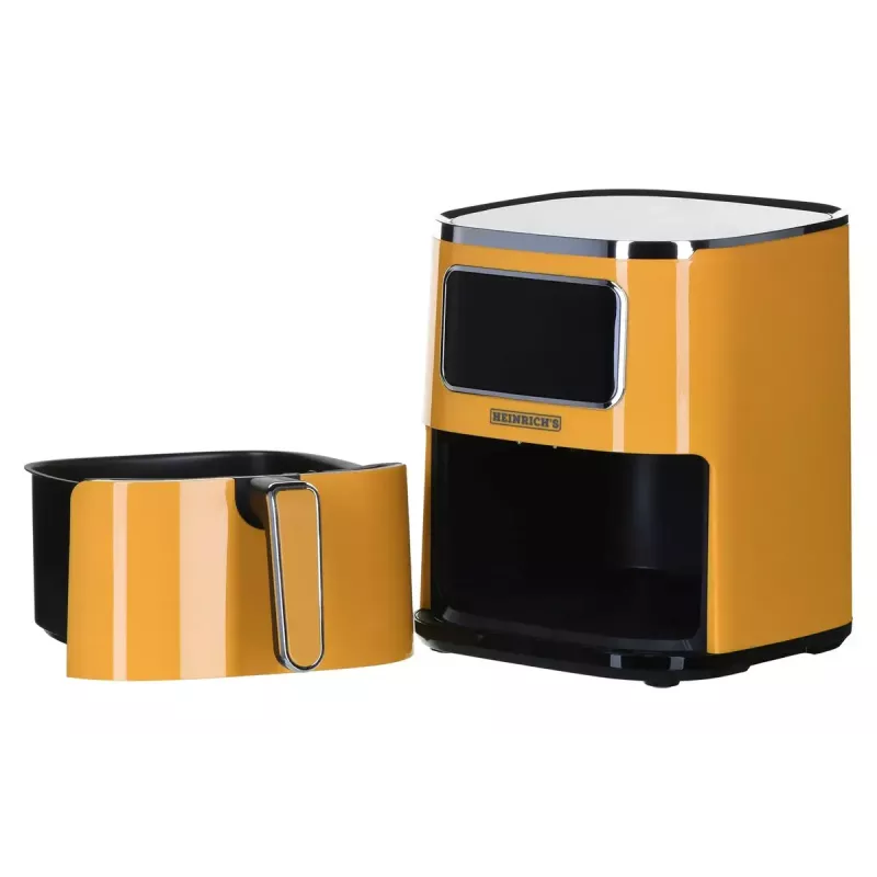 Hot air fryer HEINRICH'S HFR 8216, 5.0 l capacity, 1450 W, yellow