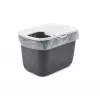 Top-entry litter box Savic Hop In, plastic, anthracite/white, 585×390×395 mm