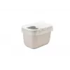 Top-entry litter box Savic Hop In, plastic, beige/white, 585×390×395 mm
