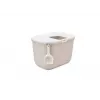 Top-entry litter box Savic Hop In, plastic, beige/white, 585×390×395 mm
